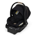 Maxi-Cosi Mico Pro Baby Infant Car Seat, Ventilated Chair Design, Soft Headrest Pad, Easy-Install Latch, Adjustable Belt Guide, 3-Position Base, Stroller-Ready, Fits 4-30 lbs, up to 32 in, Sea Shadow