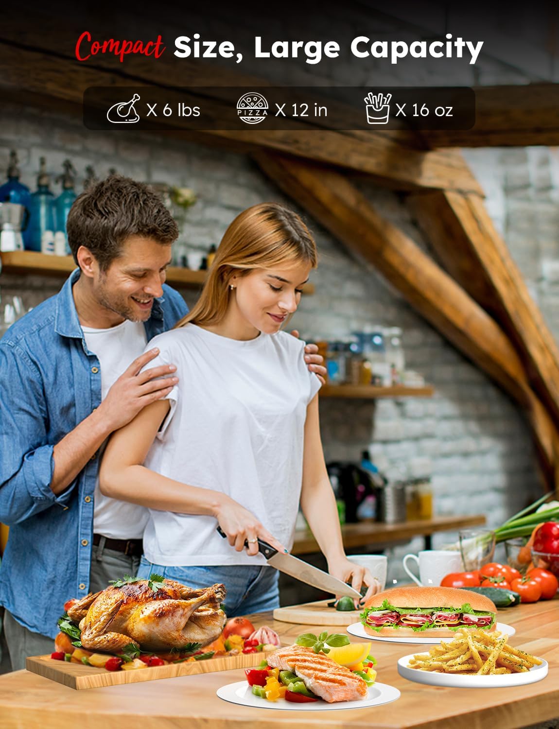 Nuwave Plug-In Grill Air Fryer Oven Combo w/Sheath Heaters, Authentic Char Flavor, 2026 New Convection System, 2X More Even, 100 Presets, Smarter Probe, 50-550°F, Stainless Steel