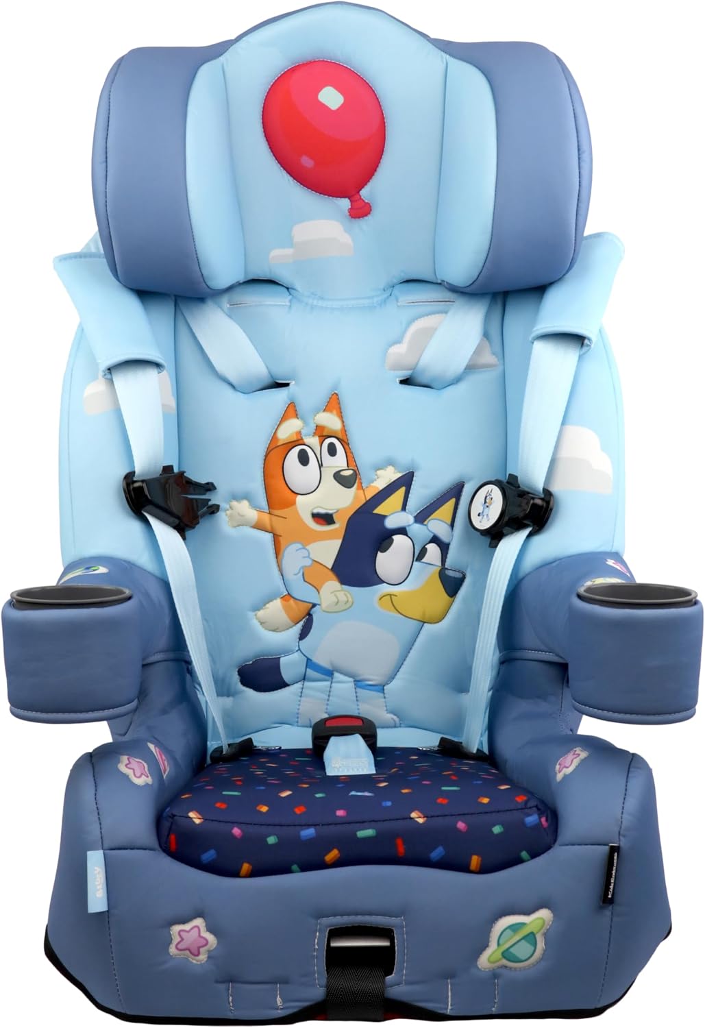KidsEmbrace 2-in-1 Car Seat | Forward-Facing Harness (26.5–65 lbs) & Booster Mode (40–100 lbs) | Latch | Premium Fit with Multi-Position Headrest, Harness & Recline