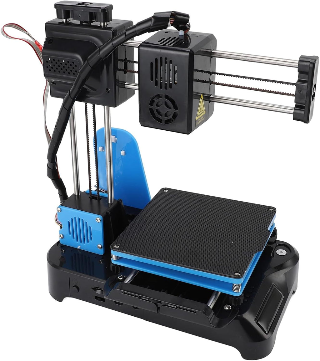 Gonetre Frequency Division Multiplexing 3D Printer for Kids Beginners,Portable Fast Heating Compact Desktop 3D Printing Machine for Education DIY Enthusiasts Students PLA TPU 1.75mm (US Plug)