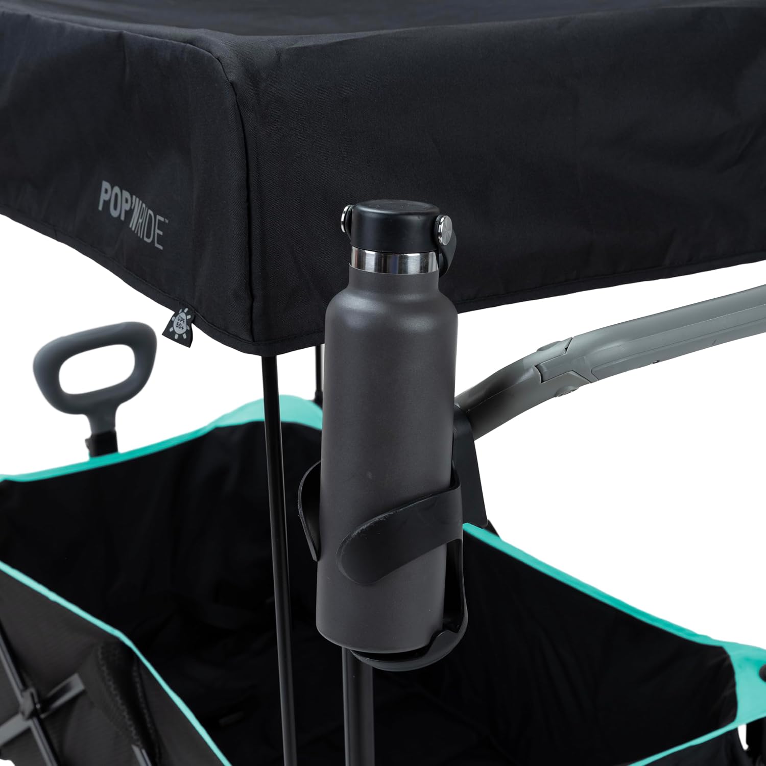 Ingenuity Ingenuity Pop 'N Ride Lightweight Stroller Wagon - Face-to-Face Seats for 2 with 3-Point Harnesses & Sun Canopy