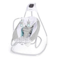Ingenuity 2-in-1 SimpleComfort Lightweight Compact 6-Speed Multi-Direction Baby Swing & Rocker, Vibrations & Nature Sounds, 0-9 Months 6-20 lbs (Raylan)