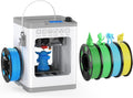 HEPHI3D Tina2 3D Printer Kit Fully Assembly, with 4 Colors PLA Filament Bundle, Auto Bed Leveling Mini 3D Printer for Beginners and Kids, School, Office, Home Using