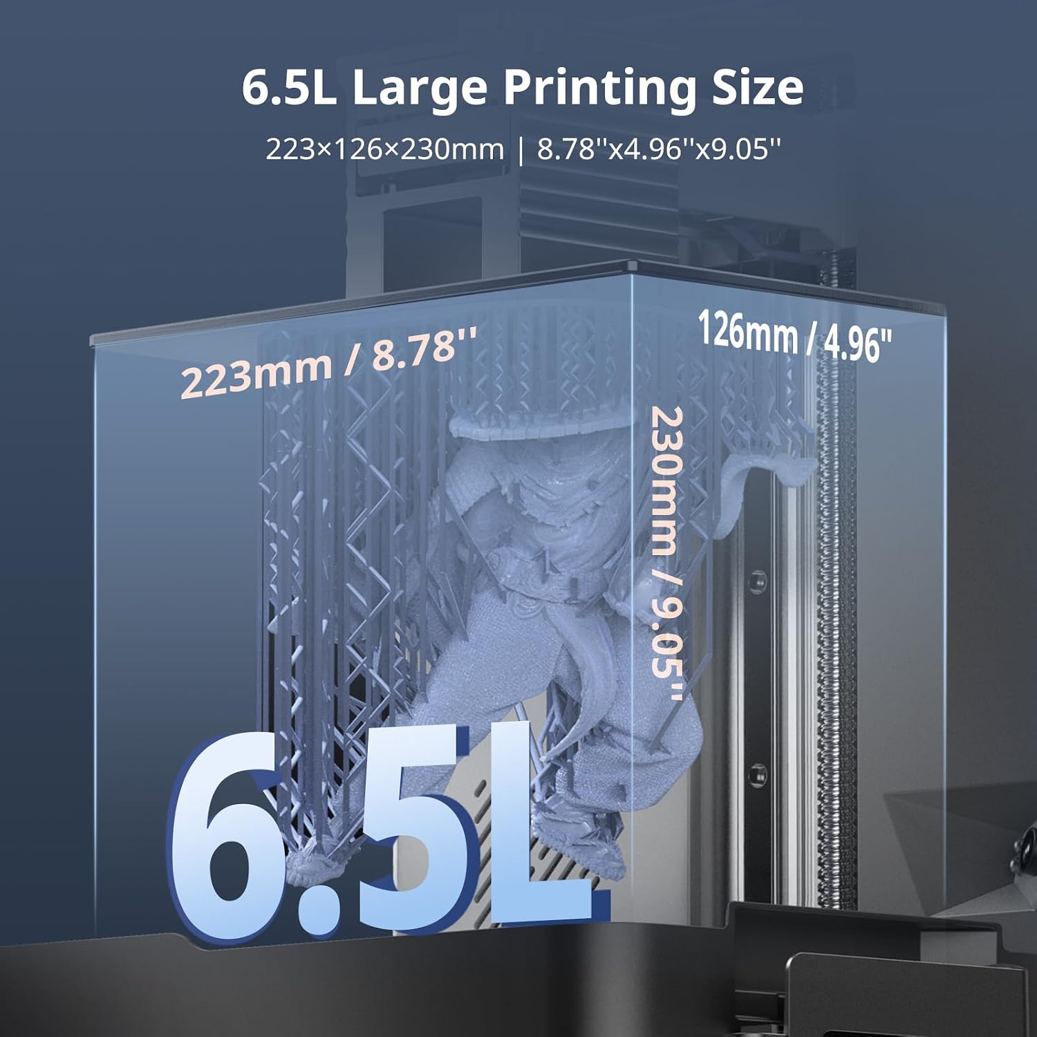 ANYCUBIC Photon P1 Resin 3D Printer, 14K High Precision with LighTurbo 4.0, Industrial Ball Screw Ultimate Stability for Prosumer, Auto-Leveling 3.0, Large Printing Size of 8.78'x4.96'x9.05'
