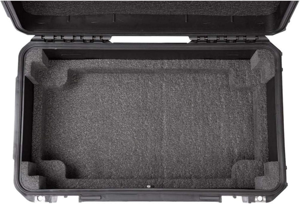 SKB iSeries 2U Shallow Fly Rack, Waterproof Polypropylene Hard Case with Durable Latches for Travel and Storage, Ideal for Musicians, 9 Inch, Black