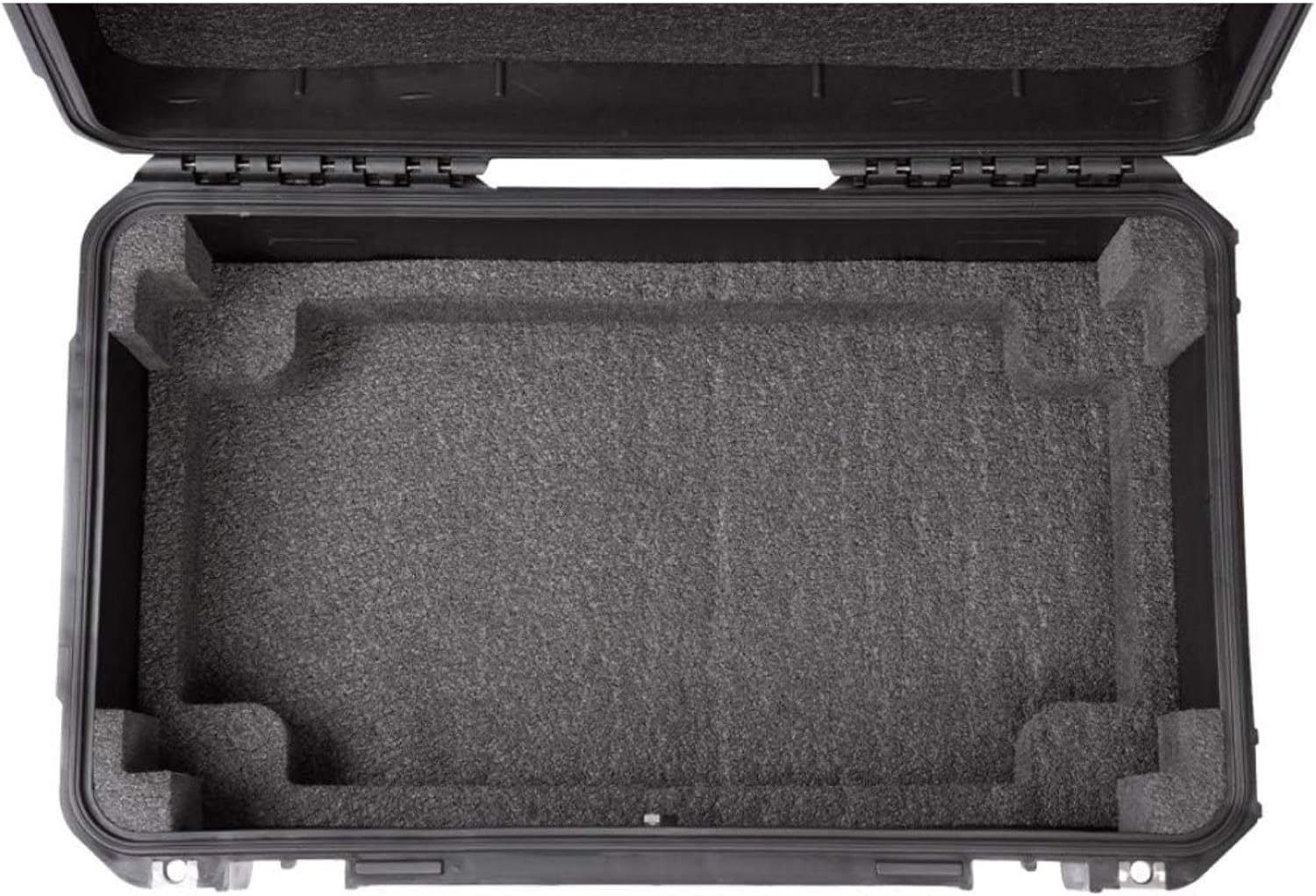 SKB iSeries 2U Shallow Fly Rack, Waterproof Polypropylene Hard Case with Durable Latches for Travel and Storage, Ideal for Musicians, 9 Inch, Black