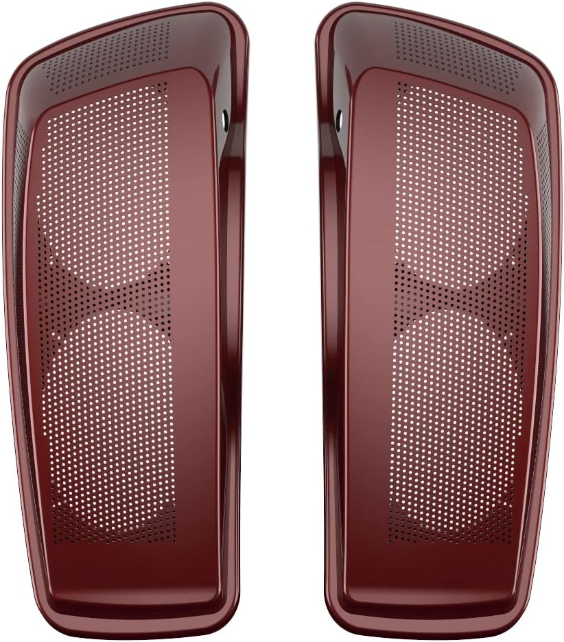 Advanblack Saddlebag Dual 6x9 Speaker lids, Audio Covers Fit for H-D Touring, Road Glide, Street Glide Special, Road King, 2014 2015 2016 2017 2018 2019 2020 2021 2022 2023