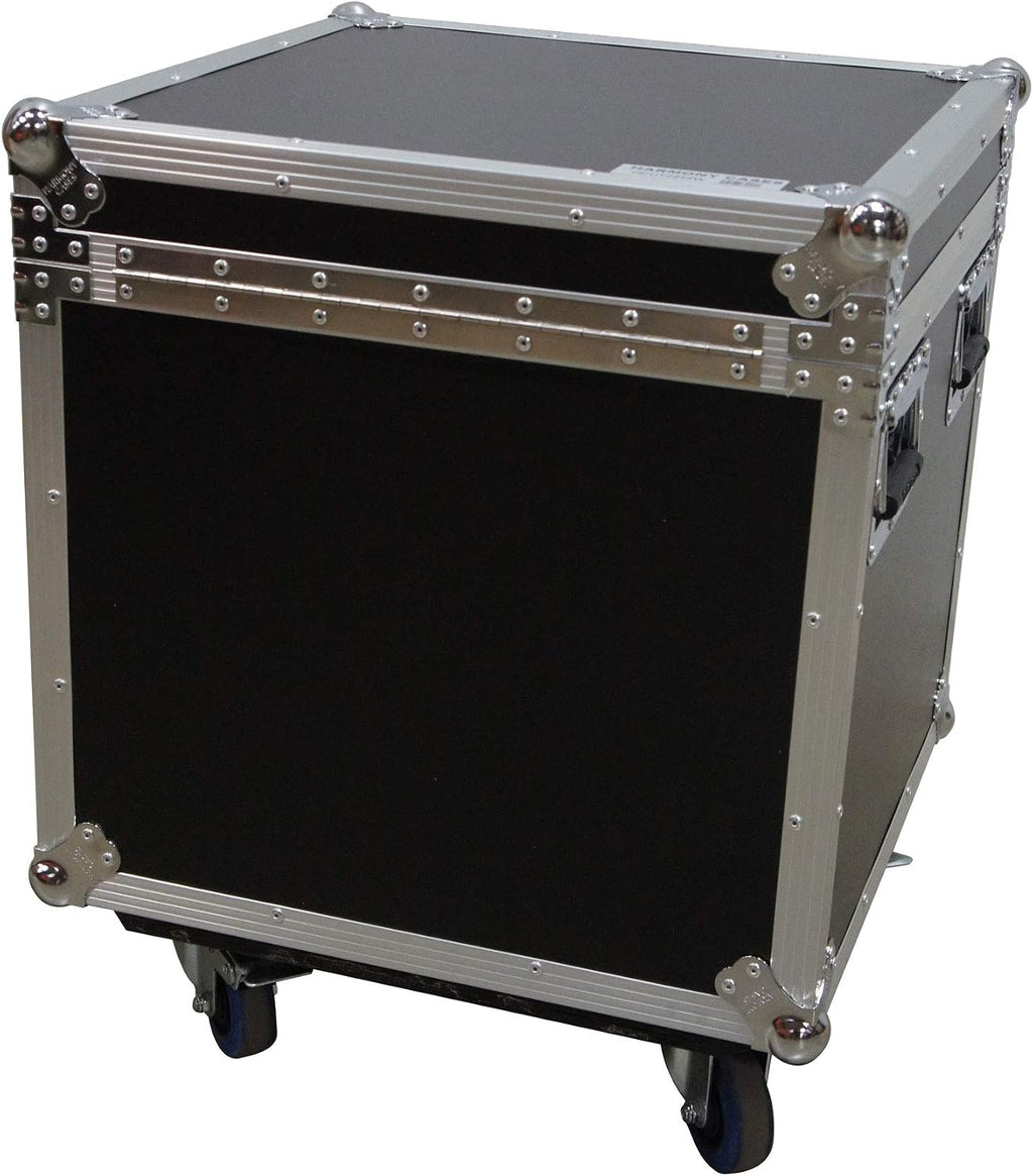 Harmony Audio HCUT2222W Pro Audio Touring 22 x 22 x 22 Utility Road Trunk Case Wheels