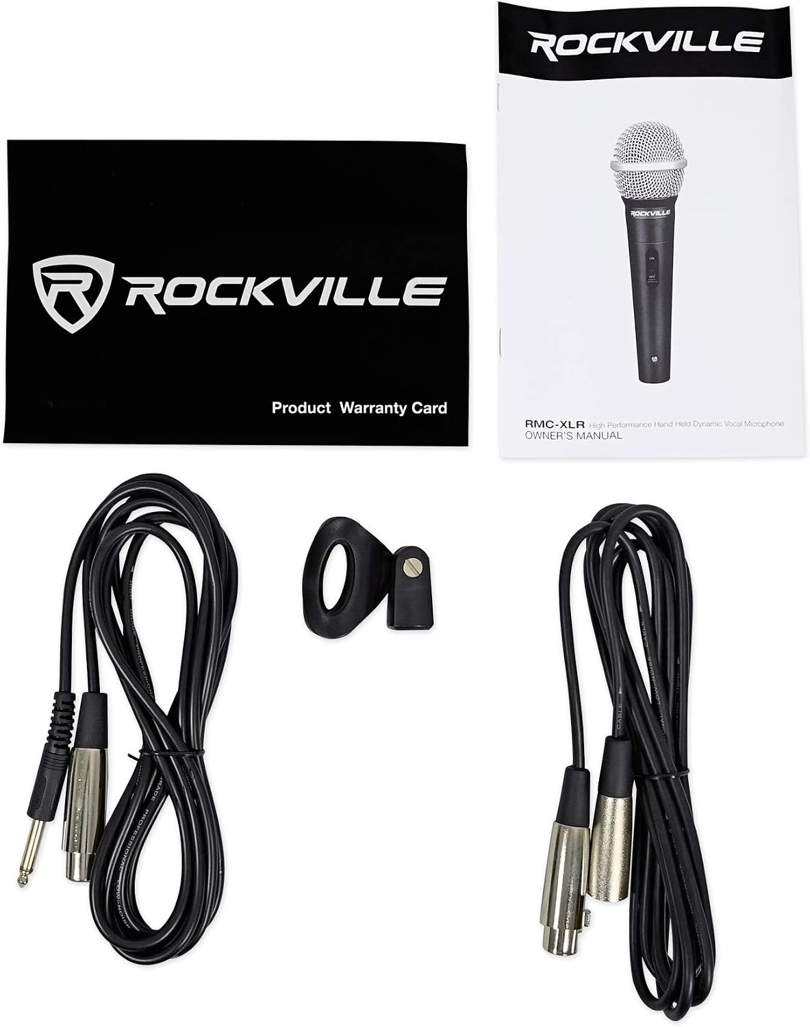 Audiosavings Bundle:(1) Gemini CDM-4000BT Dual DJ CD/USB Media Player with Bluetooth + Mixer Bundle with (1) Rockville RMC-XLR High-End Metal DJ Handheld Wired Microphone Mic w (2) Cables (Items 2)