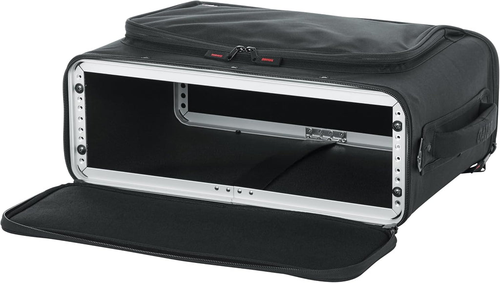 Gator Cases Lightweight Rack Bag with Removable Shoulder Strap Stage and Studio Equipment Case (GR-RACKBAG-3U)