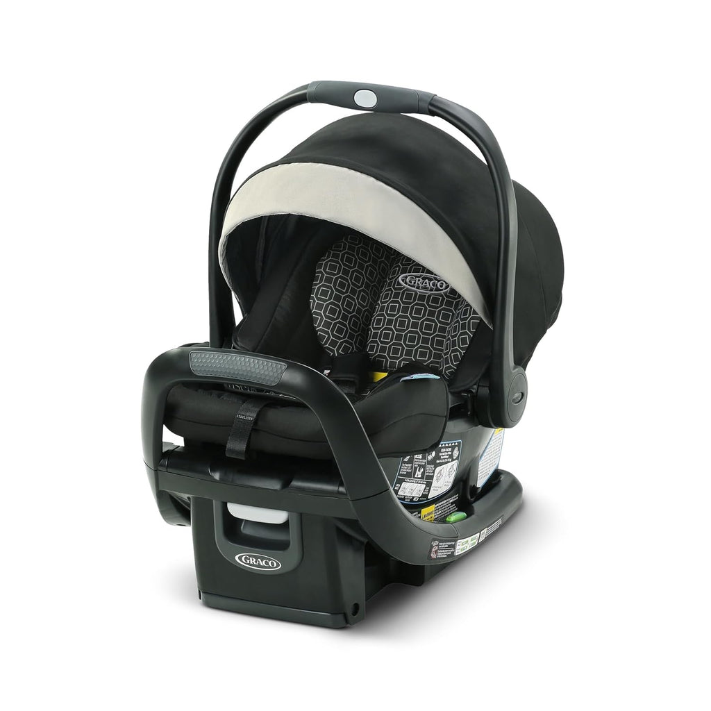 Graco® SnugRide SnugFit LX Infant Car Seat, Baby Car Seat with Anti-Rebound Bar for Extra Safety, SnugLock Easy Install Carseat, 1-Hand Adjustable Handle, No-Rethread Harness, Baby Essentials, Pierce