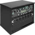 Gator Frameworks Elite Furniture Series 8U Wood Desktop Studio Rack in Standard Black Finish (GFW-ELITERK-8U-BLK)