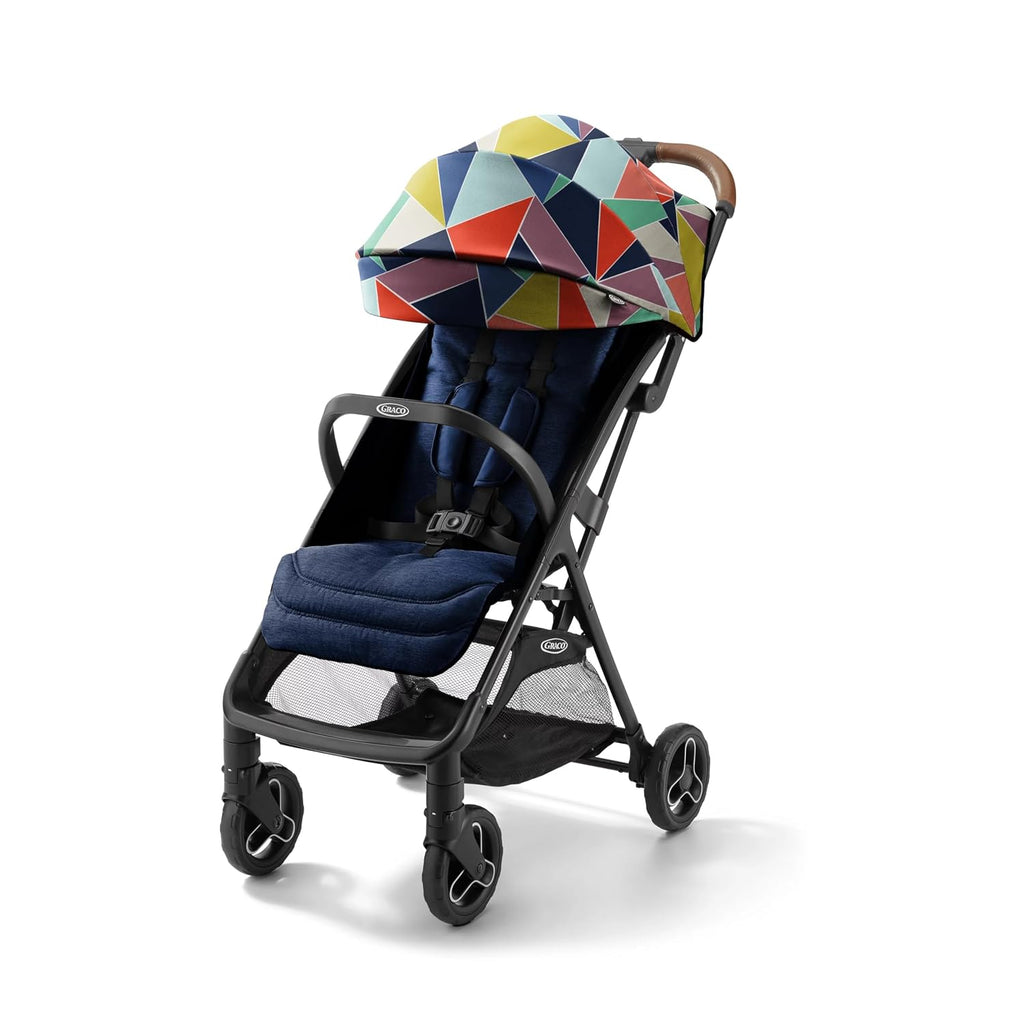 Graco® Ready2Jet Compact Stroller – Compact Travel Stroller with Automatic Fold Geo Pop