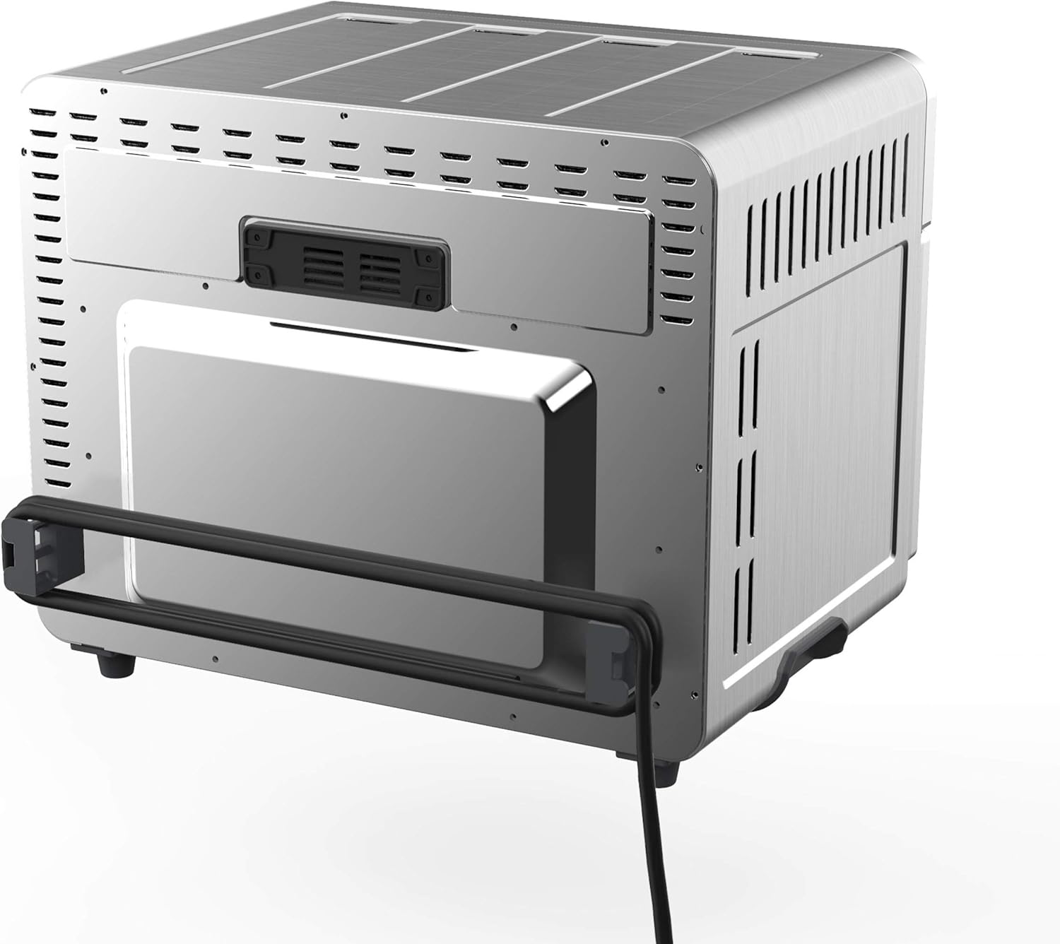 Megachef 10 in 1 Electronic Multifunction 360 Degree Hot Air Technology Countertop Oven, Silver Chrome, 25 Liter Capacity