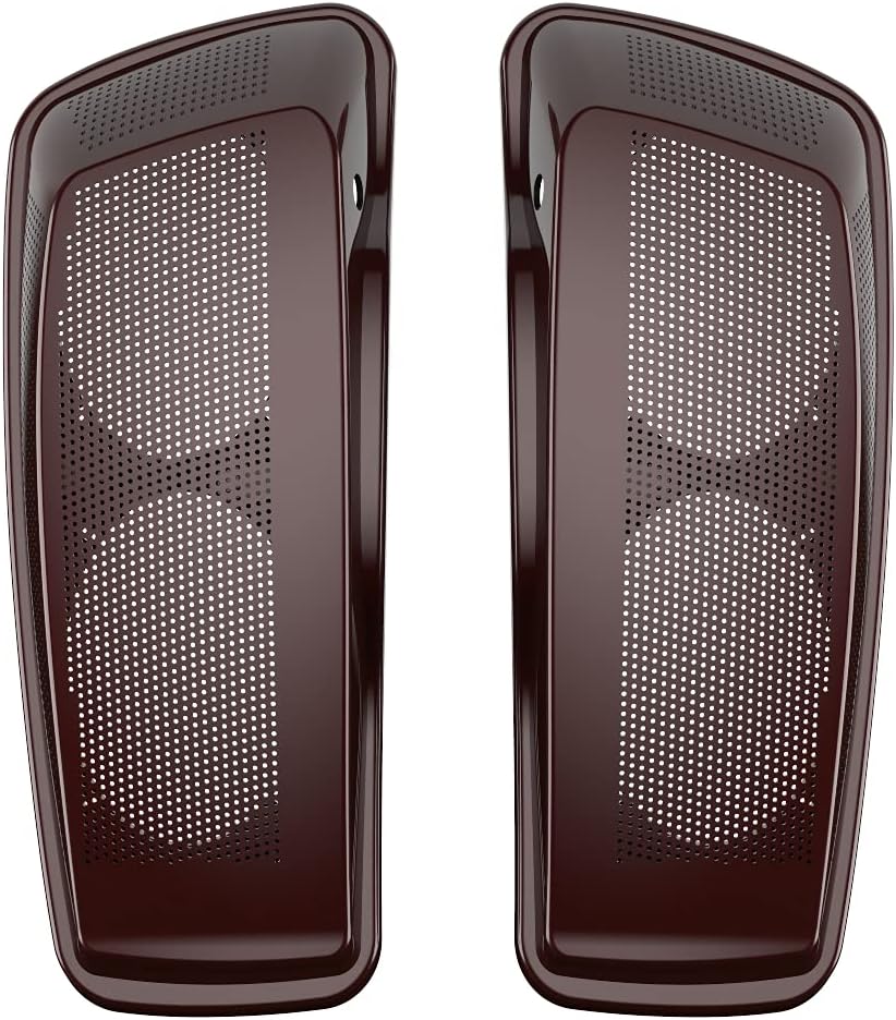 Advanblack Saddlebag Dual 6x9 Speaker lids, Audio Covers Fit for H-D Touring, Road Glide, Street Glide Special, Road King, 2014 2015 2016 2017 2018 2019 2020 2021 2022 2023