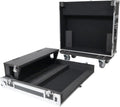 ProX XS-AHQU24DHW ATA Digital Audio Mixer Flight Case for Allen and Heath QU-24 Console with Doghouse compartment and Caster wheels