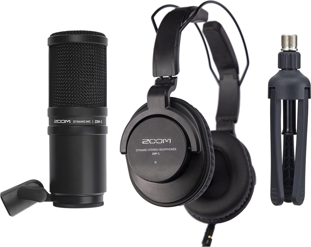 Rode RODECaster Pro II Audio Production Studio Bundle with 2x Zoom ZDM-1 Podcast Mic Pack, 32GB microSD Card and StreamEye Polishing Cloth
