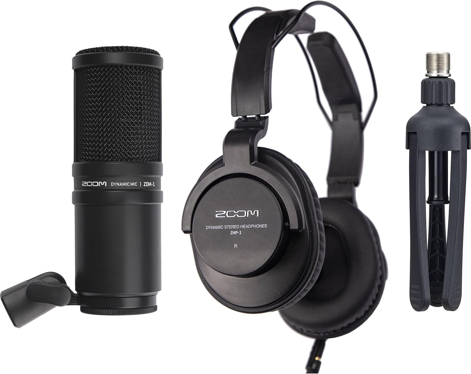 Rode RODECaster Pro II Audio Production Studio Bundle with 2x Zoom ZDM-1 Podcast Mic Pack, 32GB microSD Card and StreamEye Polishing Cloth
