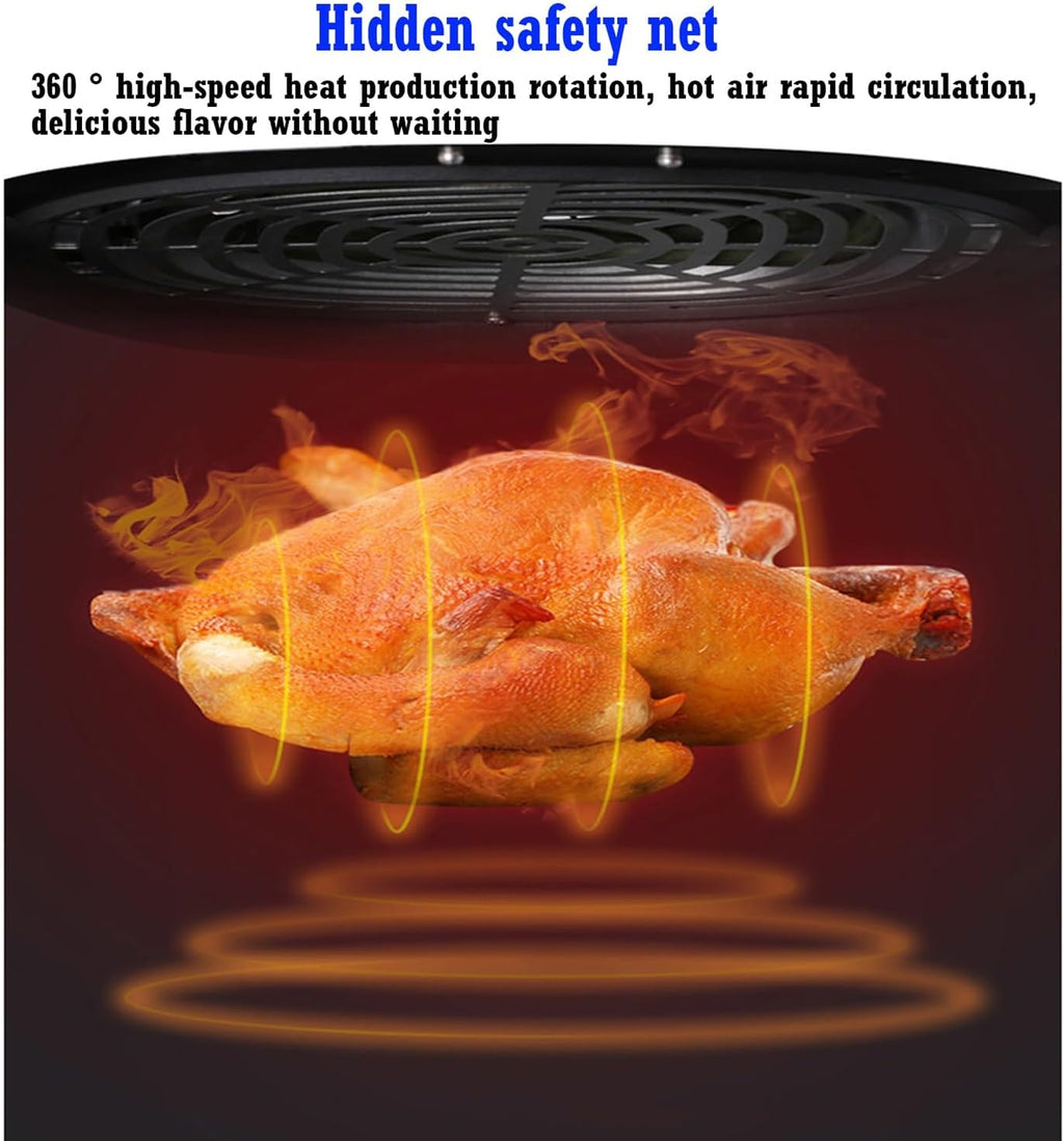 Air Fryer, Smart 11-In-1 Air Fryer Toaster Oven Combo with Grill, Digital Convection Oven Countertop Airfryer Fit，Bake, Roast, Reheat, Broil, Dehydrate, Easy Clean(White)