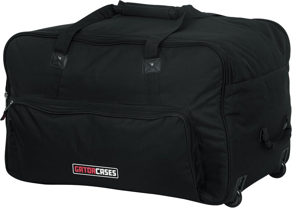 Gator Cases Rolling Speaker Bag for Large Format 12' Loudspeakers with Retractable Pull Handle (GPA-712LG)
