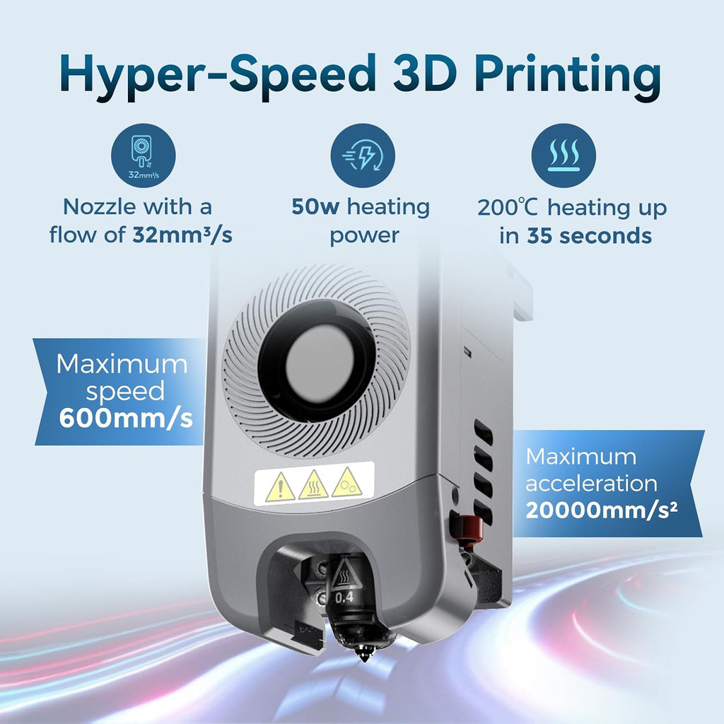 Flashforge Adventurer 5M Pro 3D Printer: 600mm/s High-Speed Printing, Auto Bed Leveling, Quick-Release Nozzle, Removable PEI Plate & Dual Filtration System, 8.7'x8.7'x8.7' Build Volume