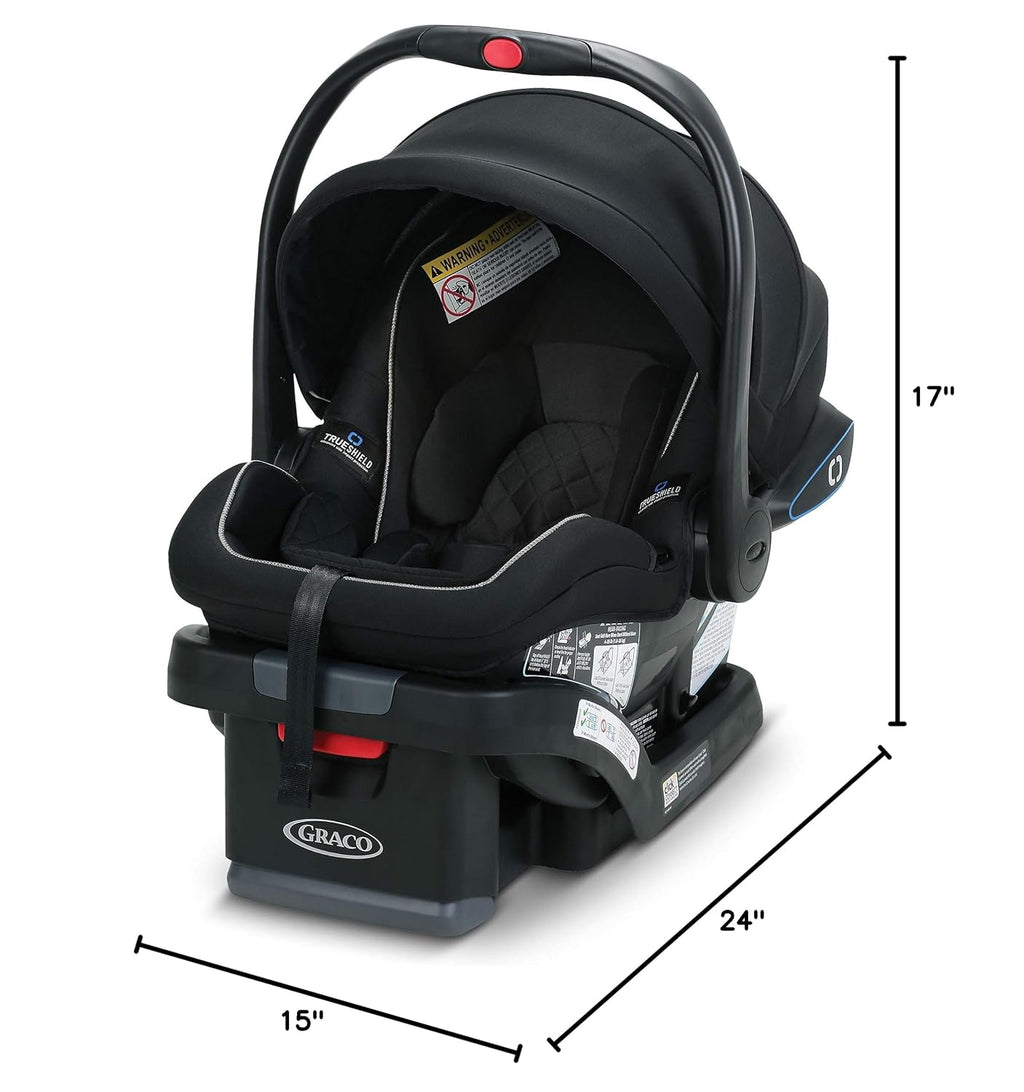 Graco SnugRide SnugLock LX Infant Car Seat, Rear Facing Baby Car Seat featuring TrueShield Technology, Baby Registry Must Have, Great Gift for New Parents