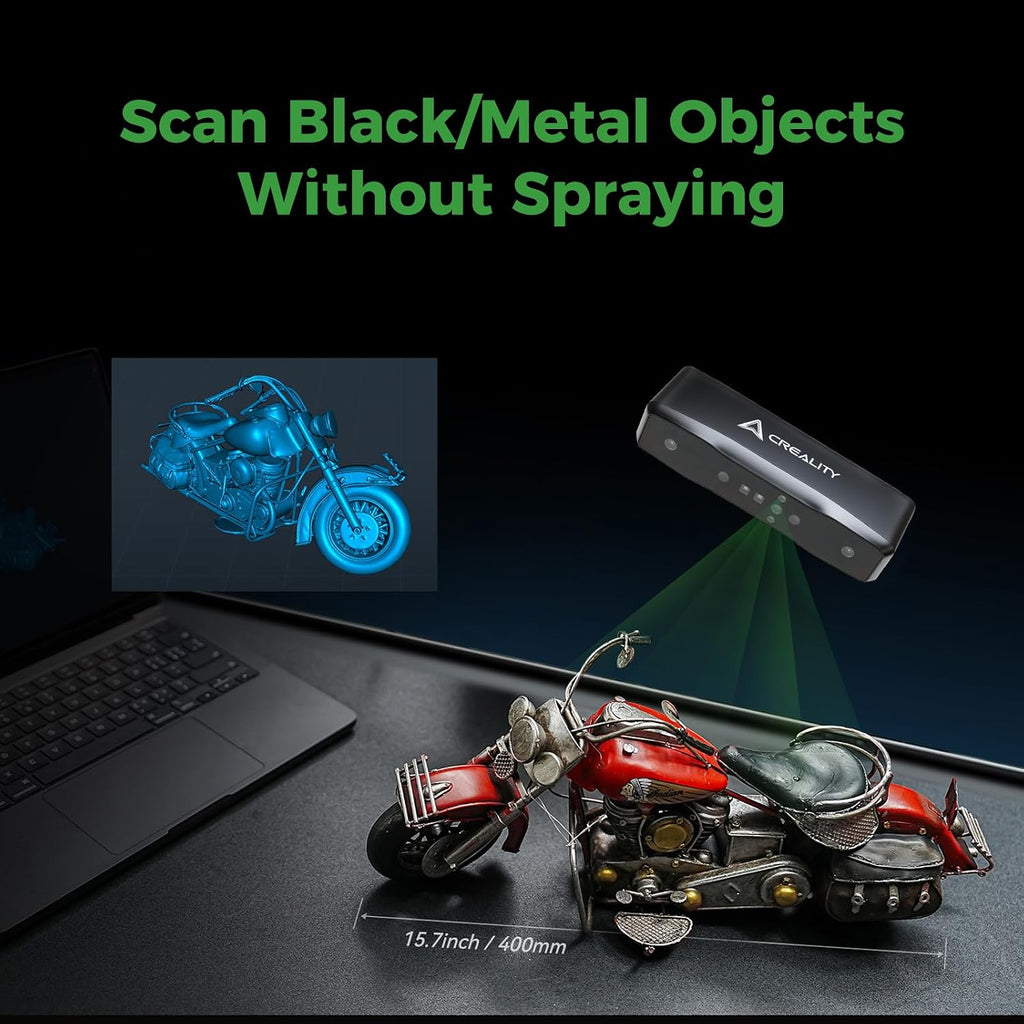 Creality 3D Scanner Otter Lite Basic with 0.05mm Precision, Full-Color Scan for Small and Medium Object