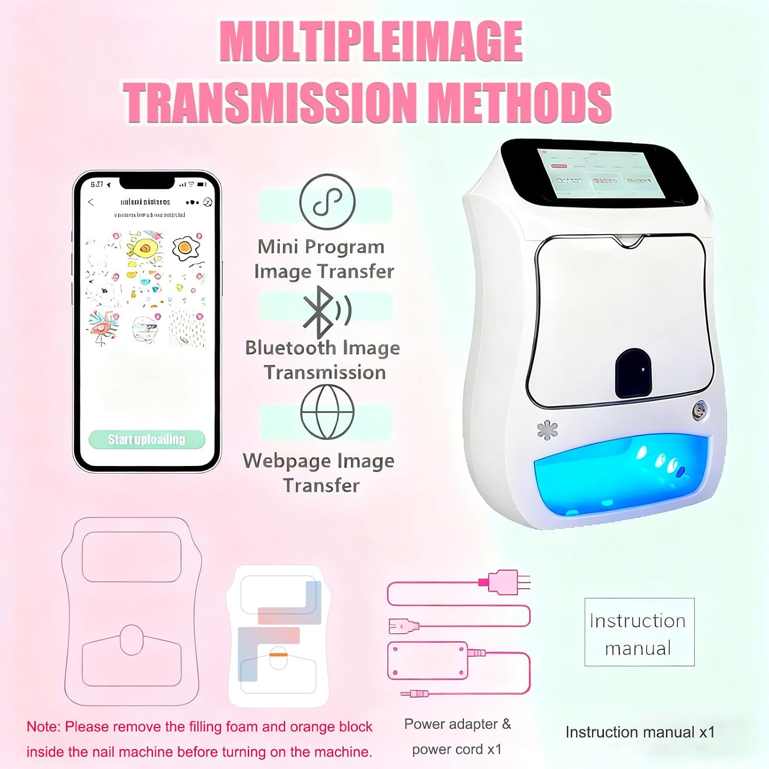 Smart 3D Nail Printer Machine - 10s Fast Art Robot, Digital Intelligent for Kids, Salons & Lovers – Printing Machine