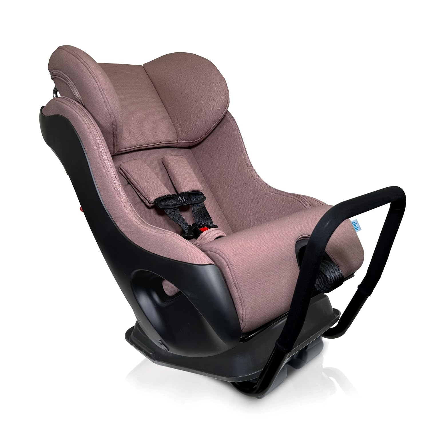 Clek Fllo Convertible Car Seat - Compact Design for 3-Across Seating, Extended Rear-Facing with Anti-Rebound Bar and Flame Retardant-Free (Vintage Ziip)