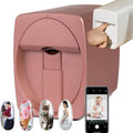 Nail Art Printer, Intelligent 3D Nail Painting Machine, Portable Digital Mobile Art Printer, Support WiFi/DIY, Professional Equipment for Beauty & Personal Care, Girls' Home Nails Rosegold