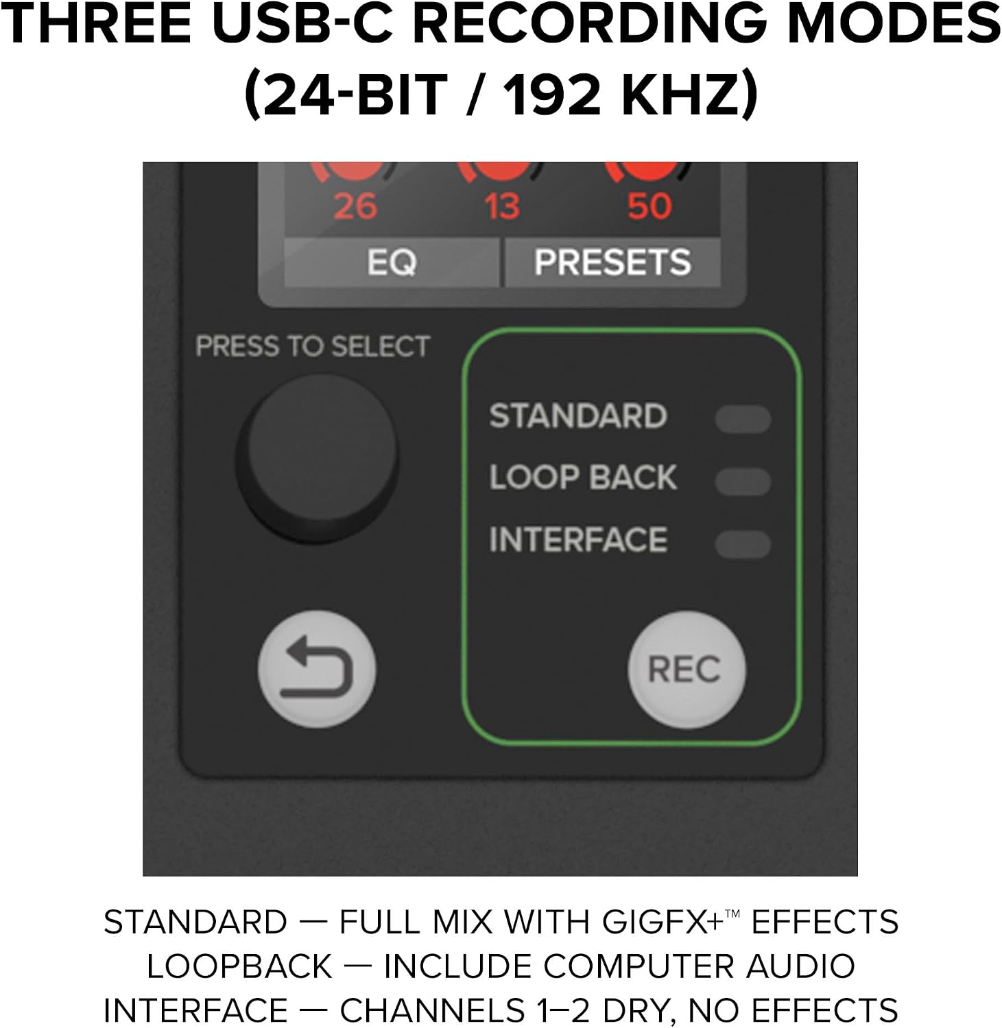 Mackie ProFX10 GO Battery-Powered 10-Channel Analog Audio Mixer With Bluetooth, USB-C Recording Modes, GigFX+ Effects, Onyx Preamps, EQ, Compression, Up to 8 Hours Battery Life