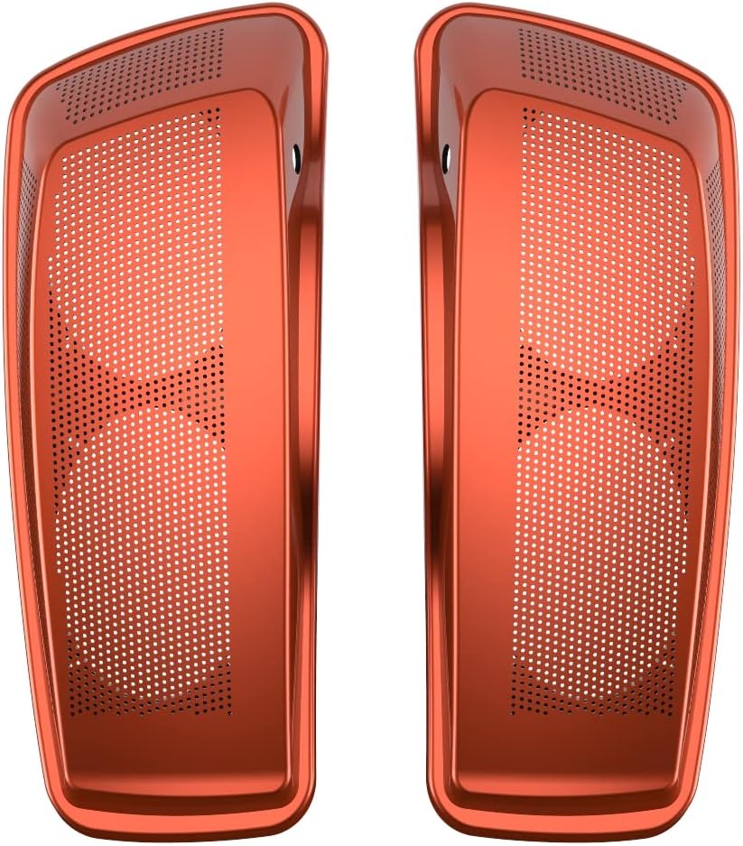 Advanblack Saddlebag Dual 6x9 Speaker lids, Audio Covers Fit for H-D Touring, Road Glide, Street Glide Special, Road King, 2014 2015 2016 2017 2018 2019 2020 2021 2022 2023