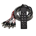 Seismic Audio Speakers 8 Channel Low Profile XLR Send Sub Snake Cable, XLR Splitter Cable, 50 Feet