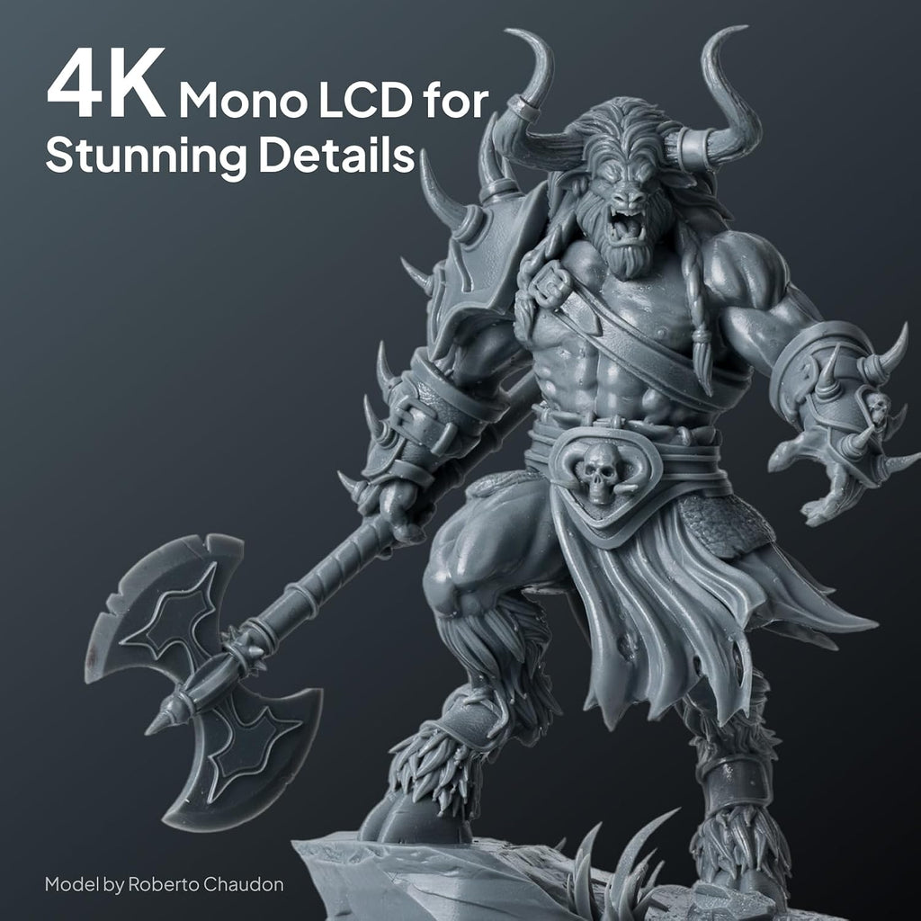 ELEGOO Mars 5 Resin 3D Printer with 4K Mono LCD,Automatic Leveling, Desktop 3D Printer with Printing Size of 5.65 × 3.53 × 5.91 inches