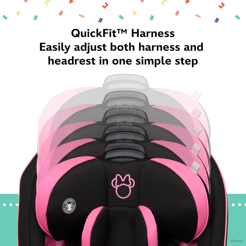Disney Baby Grow and Go All-in-One Convertible Car Seat, Simply Minnie