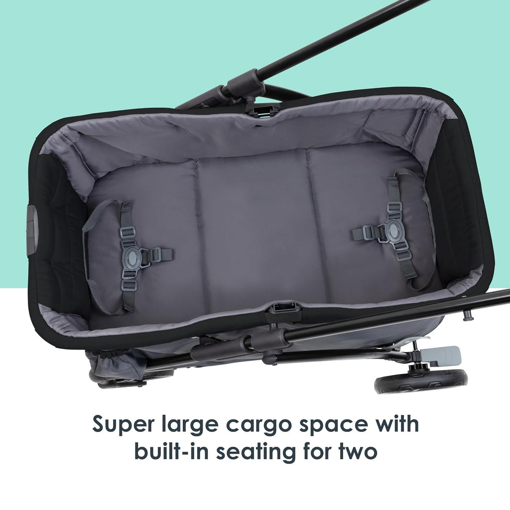 Baby Trend Tour™ LTE 2-in-1 Stroller Wagon, Gravity Black
