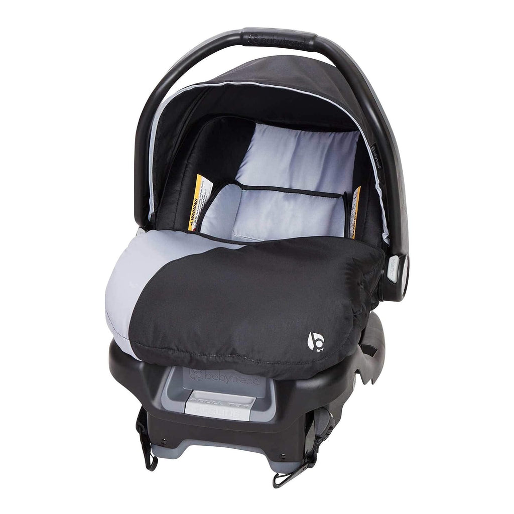 Baby Trend Ally Newborn Baby Infant Car Seat Carrier Travel System with Harness and Extra Cozy Cover for Babies Up to 35 Pounds, Stormy