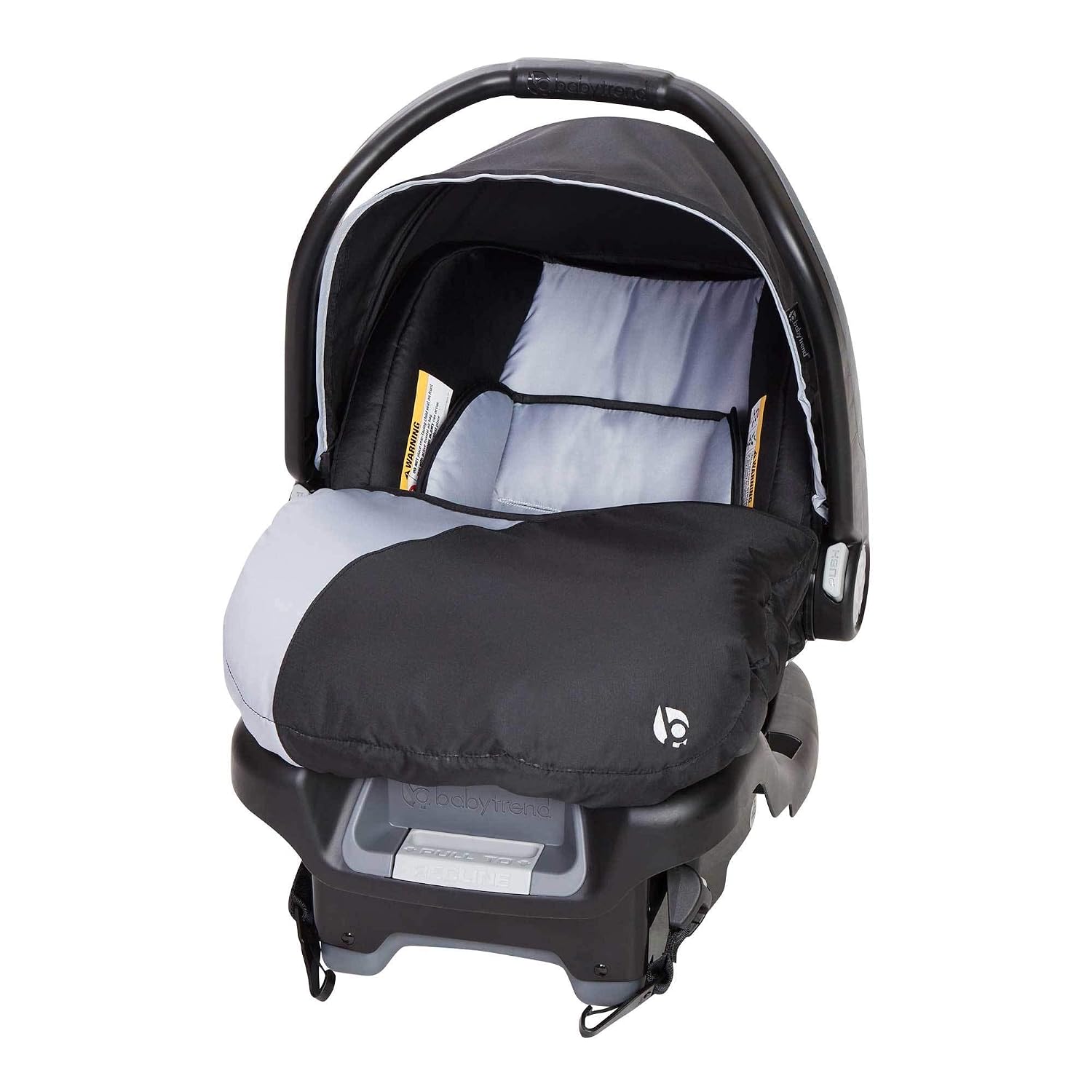 Baby Trend Ally Newborn Baby Infant Car Seat Carrier Travel System with Harness and Extra Cozy Cover for Babies Up to 35 Pounds, Stormy