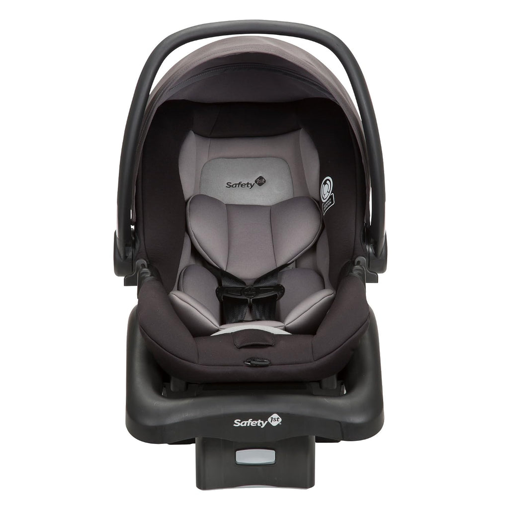 Safety 1st Smooth Ride Travel System Stroller and OnBoard FLX Infant Car Seat, Newborn to Toddler Baby Combo, Easy-Install, Large Canopy, Ample Storage, Foldable, Rear-Facing 4-30 lbs, Monument
