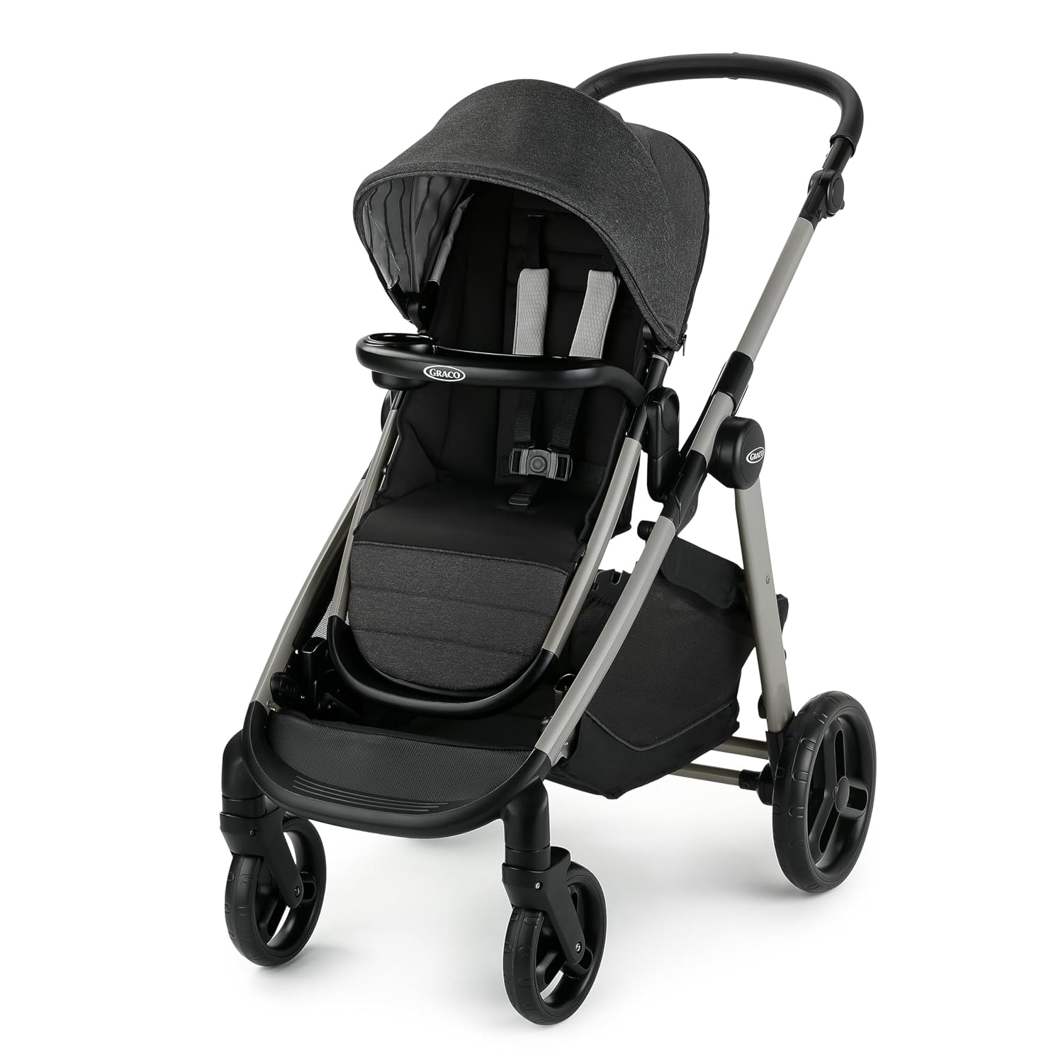 Graco® Modes Nest2Grow Baby Stroller, Slide2Me Adjustable Seat, 4 Modes of Use Capability from Infant Car Seat Carrier to a Double Stroller, Maison