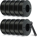Kingroon PETG 3D Printer Filament, 10 Rolls, Dimensional Accuracy +/- 0.03 mm, 10kg Spool(22lbs), 1.75 mm, Black