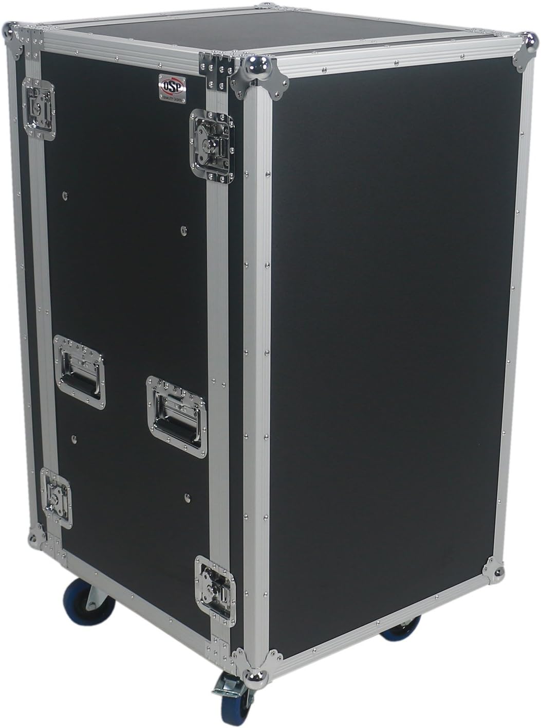 20 Space (20U) ATA Rack Amp Road Shock Mount Case (20' Deep) w/ Casters