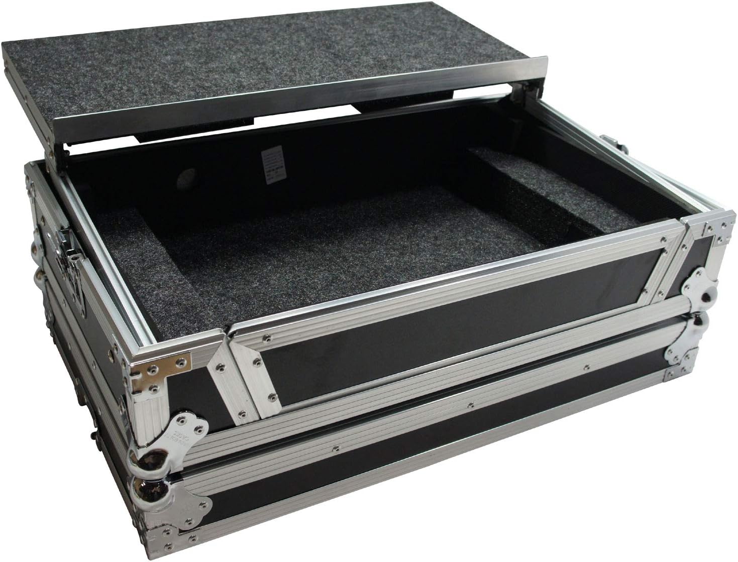 Harmony Audio HCDDJ800WLT1U Flight Glide Laptop Stand DJ 1U Rack Case Compatible with Pioneer DDJ-800