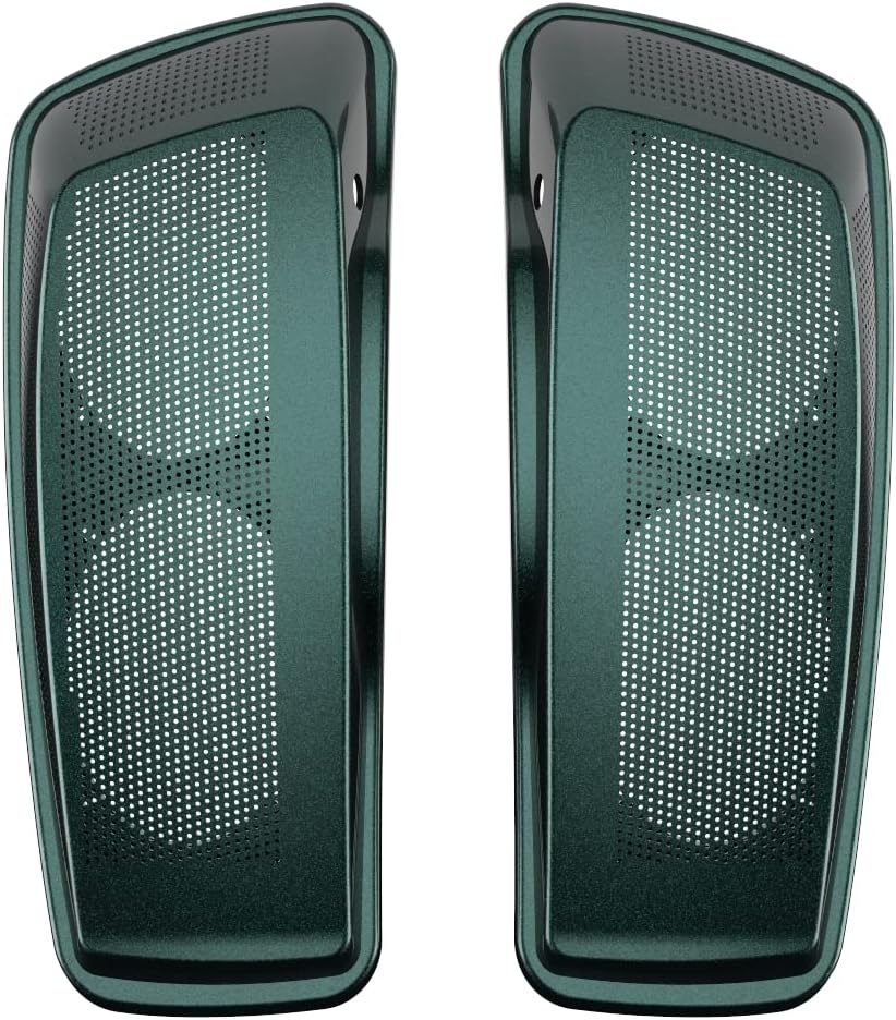 Advanblack Saddlebag Dual 6x9 Speaker lids, Audio Covers Fit for H-D Touring, Road Glide, Street Glide Special, Road King, 2014 2015 2016 2017 2018 2019 2020 2021 2022 2023