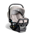 Baby Jogger® City Go 2 Infant Car Seat, Baby Travel Car Seat, Included RapidLock Carseat Base, Pike Exclusive Includes Leatherette Handlebar and Premium Fabrics, Frosted Ivory