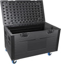 Utility Cable Trunk Road Case with Wheels, 35' x 22' x 24' Heavy Duty ATA Rolling Case, Stackable Professional Storage for Pro Audio, DJ & Stage Equipment