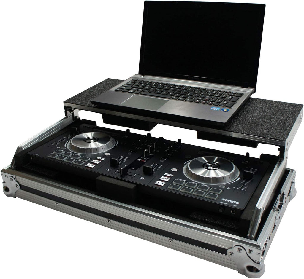 Harmony Audio HCMIXTRACKPRO3LT Flight Laptop Stand DJ Case Compatible with Numark Mixtrack Pro 3