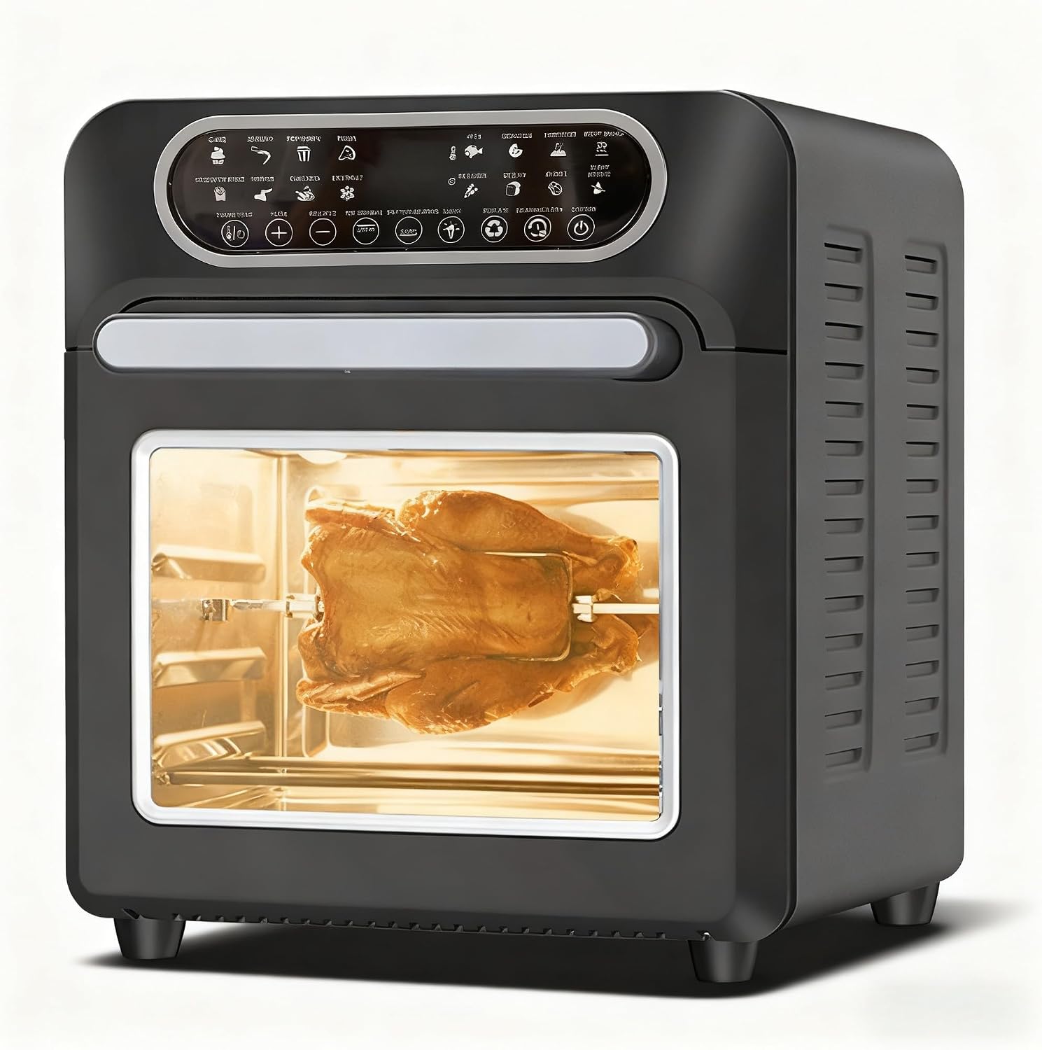 Air Fryer Toaster Oven, Countertop Convection Oven - 1700W Stainless Steel 16QT with Large Capacity, 24 Cooking Functions & Digital Controls for Baking, Roasting, Broiling, Reheating