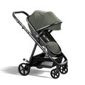 Mompush Baby Stroller, Convertible 2-in-1, Infant Car Seat Compatible, Includes Adapter - Sturdy Full-Size Infant Stroller for Family Adventures