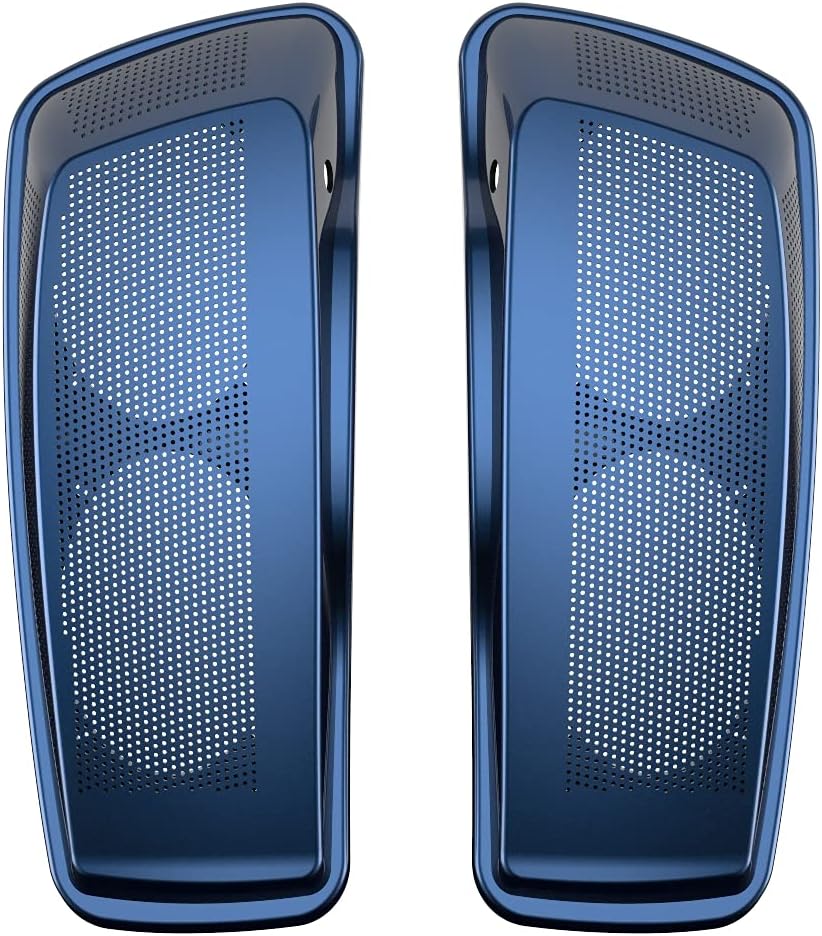 Advanblack Saddlebag Dual 6x9 Speaker lids, Audio Covers Fit for H-D Touring, Road Glide, Street Glide Special, Road King, 2014 2015 2016 2017 2018 2019 2020 2021 2022 2023